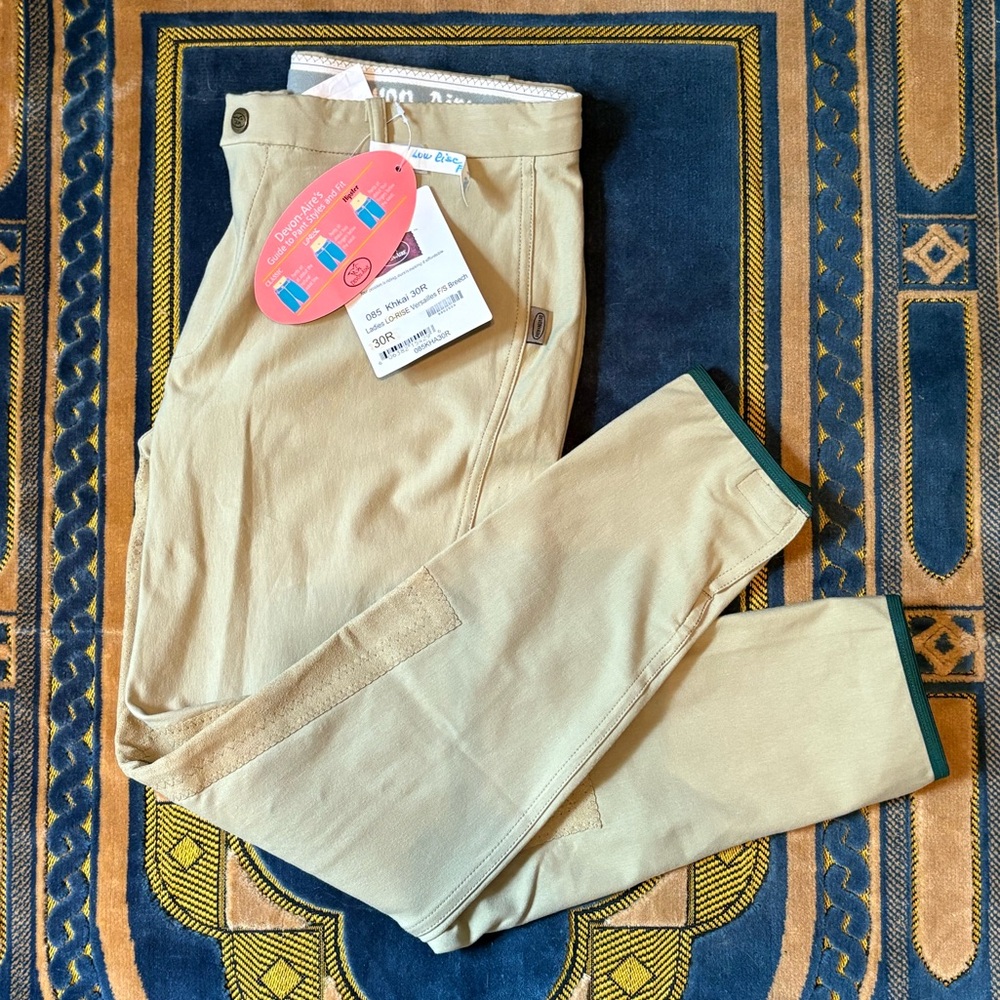 NWT Tan Full Seat Breeches - Devon-Aire
